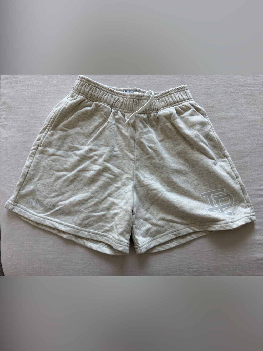 Inaka Power Heather Light Gray Athletic Lounge Shorts